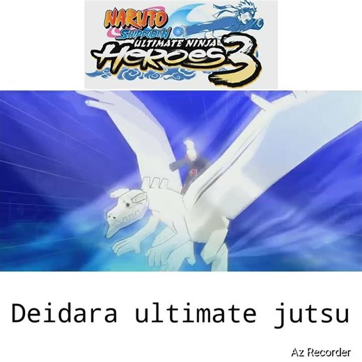Deidara ultimate jutsu. naruto shippuden ultimate ninja heroes 3 ppsspp #naruto #narutoshippuden