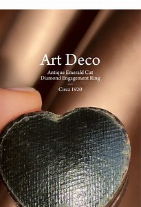 Stunning 1920s Art Deco Vintage Engagement Ring