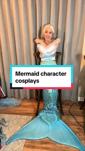 Cosplay but make it mermaid! #disneyprincess #cosplay #character #mermaid