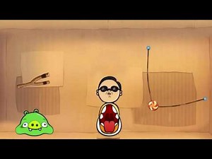 angry birds cut the rope mashup animated parody starring psy싸이