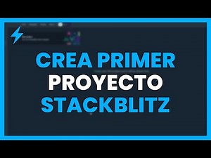 Create your first project in Stackblitz step by step