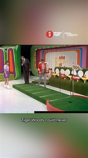 Bob Barker sinks his practice putt! ⛳ See more classic games on #ThePriceIsRight: The Barker Era on MyFree DIRECTV. | The Price Is Right: The Barker Era
