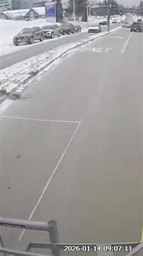 New video released Friday shows the moments a Milwaukee County Transit System bus slid on ice and crashed into two unoccupied parked cars earlier this month. Read more at the link in the comments. | TMJ4 News