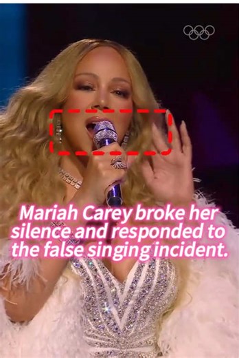 Mariah Carey Responds to False Singing Incident