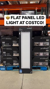 🤩 Flat Panel LED Light at Costco! This ultra-thin light features 3 color temperatures and is compatible with most LED dimmers! It’s easy to install and super versatile...use in your home, garage, or anywhere else! 👏🏼 It measures 1’x4’ and is $32.99! #costco #LEDpanel #LEDlight | Costco Buys