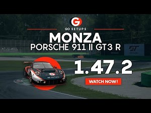 Monza 1.47.2 - Porsche 991 II GT3 R - GO Setups | ACC
