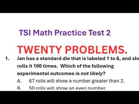 TSI Math Practice Test 2