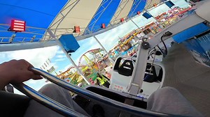 Matterhorn: only for the brave!!! 🤢#oceanbeachpleasurepark #southshields #amusementpark #thrillrides