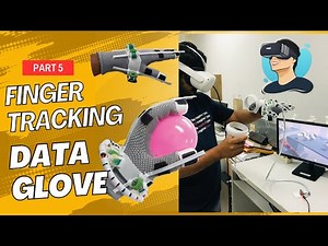 Finger Tracking Data Glove | Object Manipulation in VR Environment | Part 5
