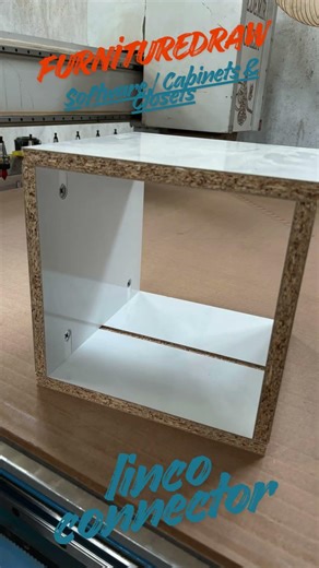 CNC-Ready Cabinet Production Using FurnitureDraw + Linco Connector System #3dfurnituredesign