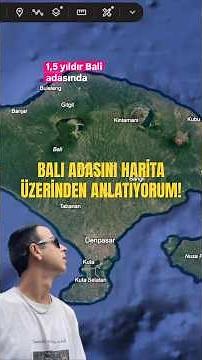 🏝️I'm describing Bali island using a map.