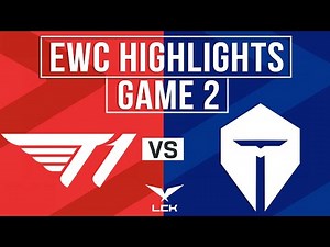 T1 vs TES Highlights Game 2 | EWC 2024 Grand Final | T1 vs TOP ESPORTS