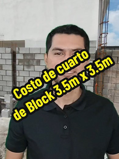 ✅ Costo de cuarto de Block 3.5m x 3.5m #arquitectura #construction #ingenieriacivil