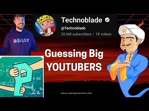 Guessing Big Youtubers| ft Akinator |MINDFULL Game