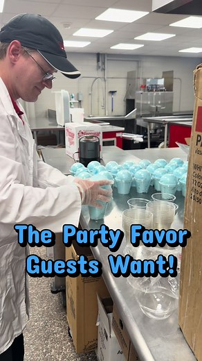 Baby Shower Blue Cotton Candy Party Favors