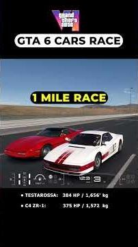 Ferrari Testarossa 🆚 Corvette C4 ZR-1 | GT7 Drag Race