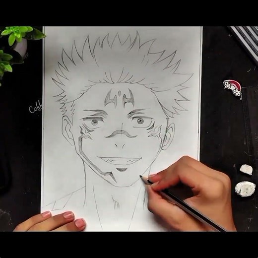 How to draw legend sukun sketch...