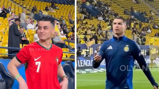 Cristiano Ronaldo niega a su doble: "No te pareces, eres muy feo"