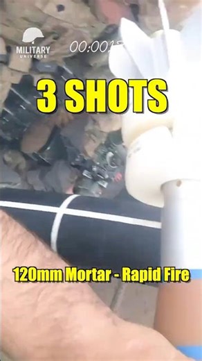Rapid Fire! 3 Rounds of 120mm Mortar (ASMR)
