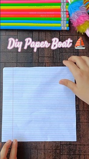 How to Make Paper Boat | DIY Origami Boat with Paper | No Glue | Easy Floating notebook Paper Boat