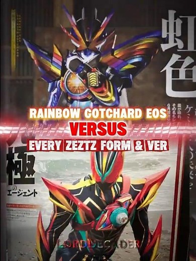 KAMEN RIDER GOTCHARD VS ZEZTZ (ALL FORM)