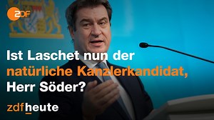 70K views · 677 reactions | Ist Armin Laschet nun der natürliche Kanzlerkandidat der Union, Herr Söder? "Er ist auf jeden Fall der natürliche Parteivorsitzende der CDU" - der CSU-Chef im heute journal-Interview: | ZDF heute | Facebook
