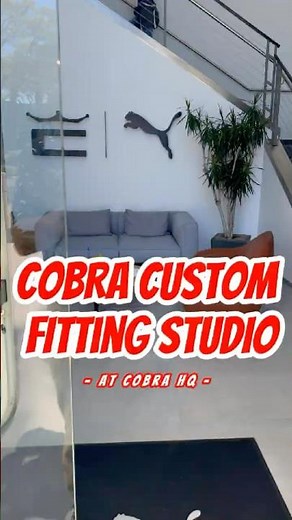 Cobra Custom Fitting Studio walkthrough