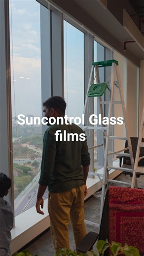 Sun control glass films @mscreativeskamaal #interiordesign #officedecor #homedecor #ytshorts
