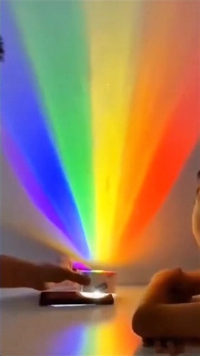 How😱🔥 To Make a Rainbow 🌈 Projection lamp #shorts #shortsfeed #viral