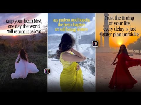 Instagram Viral Text Reels Tutorial | Instagram Trending Fisheye Text Effect Reels Editing🔥 |