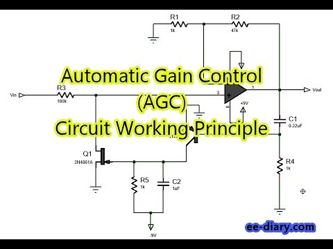 Audio Automatic Gain Control AGC Circuit Simulation