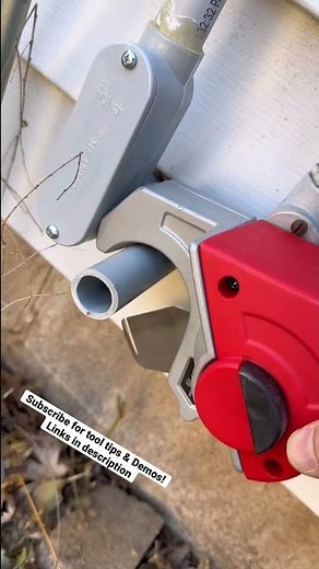 Milwaukee Pipe Cutter M12! Save your hands