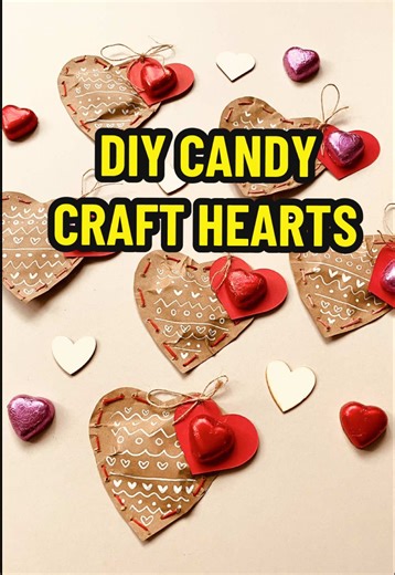 Handmade Heart Candy Treats for Valentine's Day