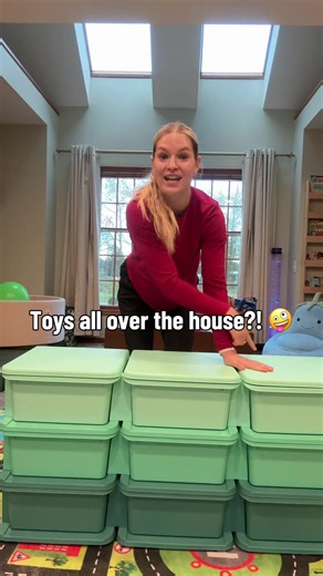 Such an awesome toy storage unit & its great for a closet space and sets & crafts storage too! So many different ways you can use this! #toystorage #toystoragehacks #storage #storagesolutions #storagebins @Aosom LLC