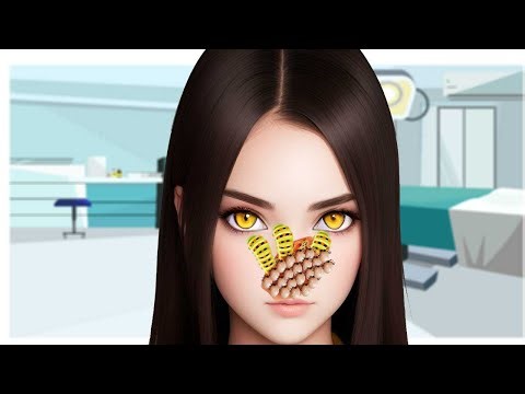 ASMR Remove Worm & Maggot Nose Infected || ASMR Removal Dog Ticks & Maggots - Shamsa Animator