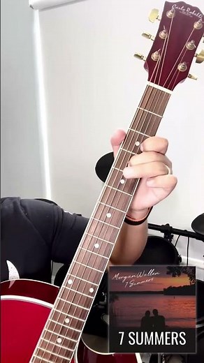 7 Summers Morgan Wallen Guitar Tutorial #shorts #guitar #tutorial #morganwallen