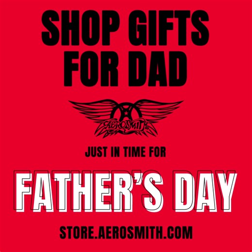 Find something special for Dad in the Aerosmith store. Shop today! https://bit.ly/3C8kizX | Aerosmith