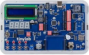 TinyLab Starter Kit Works with Arduino and 20 Modules. Coding Learning Guide, Electronics Kit for Beginners, Single Board Computer for Makers