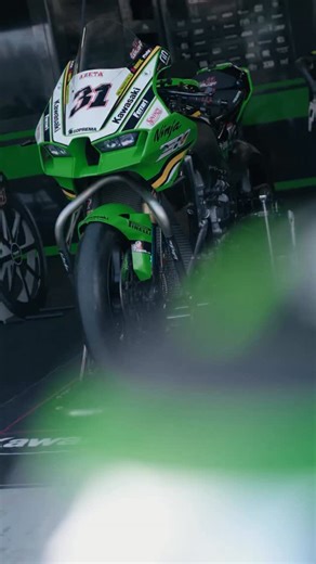 1.2K views · 186 reactions |  The Kawasaki WorldSBK Team is setting...