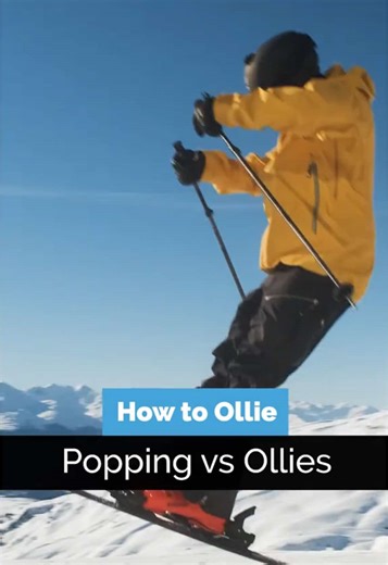 How to Ollie | Popping vs Ollies 🎿 Not every jump is a pop. The ollie is its own skill — perfect for clearing rollers, tapping features, and getting playful on the mountain. Keep the skis close, load the tails, lean back to build pressure, then snap the legs and drive forward to finish the move clean. 👉 Join our Freestyle Camp in Laax and level up your freestyle game. Sign up now 👉 stompitcamps.com Check out our sponsors: @CARV @atomicski @LAAX #skiing #ski #skitok #camp