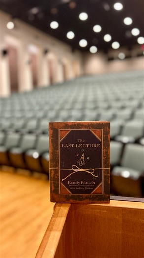 Carnegie Mellon HCI Institute on Instagram: "On this day in 2007, Randy Pausch gave his legendary Last Lecture — a powerful message about overcoming obstacles and achieving childhood dreams. His words continue to inspire people around the world to live life to its fullest. Pausch delivered “The Last Lecture: Really Achieving Your Childhood Dreams” to a packed McConomy Auditorium. The talk lives on through a recording and as a New York Times best selling book, “The Last Lecture.” Today we pause t
