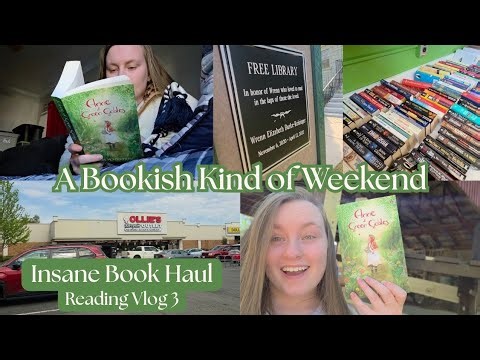 Rooted Reading Vlog 3 | A Cozy Weekend & Library Sale Finds