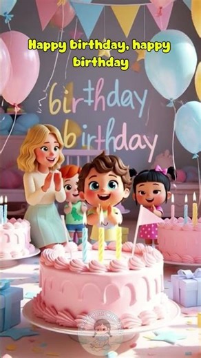 Happy Birthday Song 🎂 | Learn English Through Song for Kids
