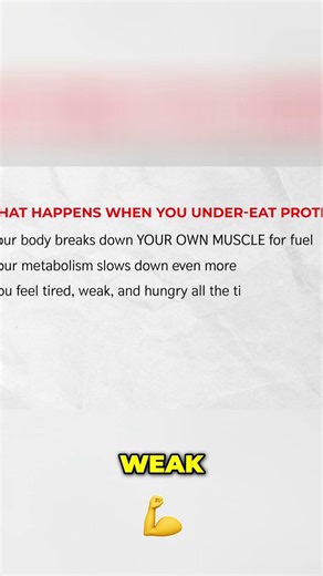 Stop Losing Muscle Mass With This Simple Fix #protein #muscle #fitness