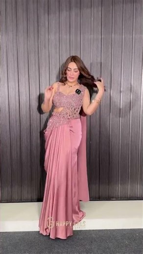 Pink Drape Saree That Turns Heads | Glam Wedding & Cocktail Look