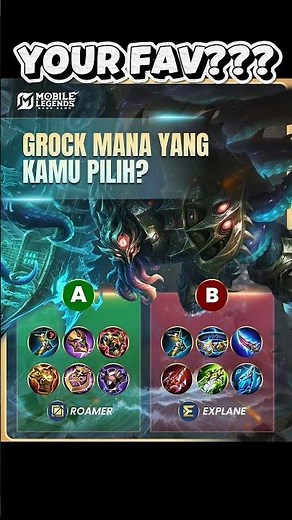 GROCK ROAM vs EXP BUILD 🔥 Tank vs Damage Grock Gameplay MLBB