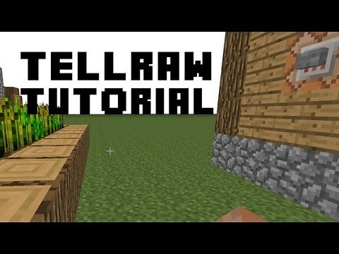 Minecraft Tutorial - /tellraw Command