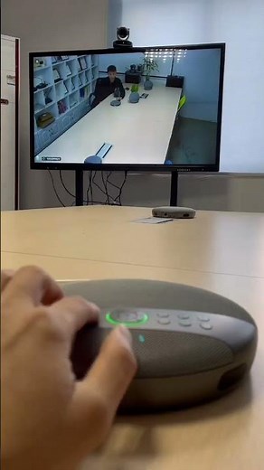 Setting up Conference Room UHD Camera & Speakerphone Group Video Conferencing System