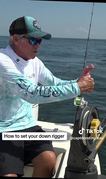 How to set your down rigger… @Salt Life @Sportsman Channel @Suzuki.oficial #wayofthewaterman #hookthefuture #slimy5 #saltwaterfishing #fishing #fishingtips #ovean #downriggers #downriggerfishing #tips #fishingtricks #boating #howtotiktok