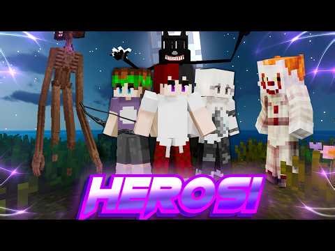 MINECRAFT HEROSI [#80] - NOC POTWORÓW!!?😱🤡🐈‍⬛